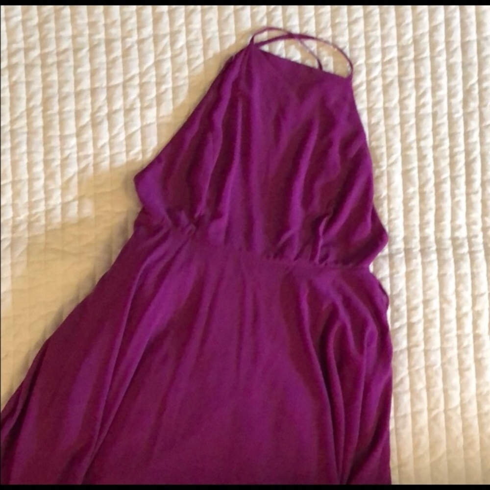 Lulus magenta maxi dress - Picture 2 of 2